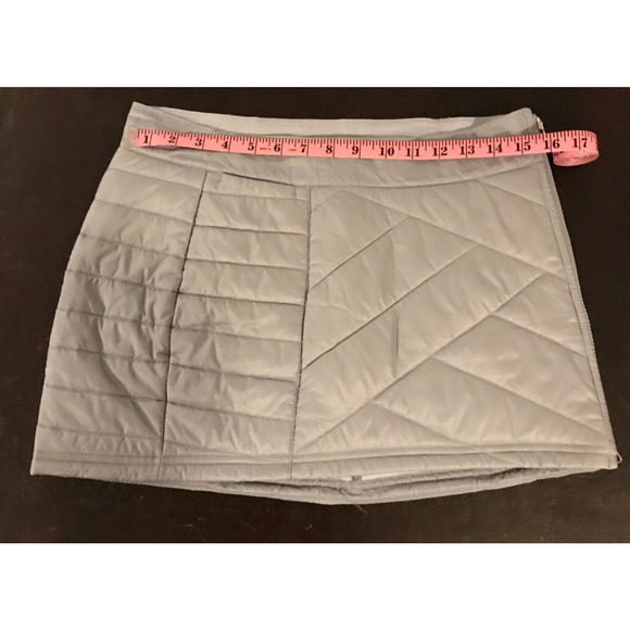 Smartwool Smartloft Gray Quilted Zip Skirt - Size Small - Picture 10 of 15